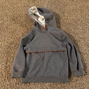 Tommy Bahama Gray and Brown Kids Hoodie